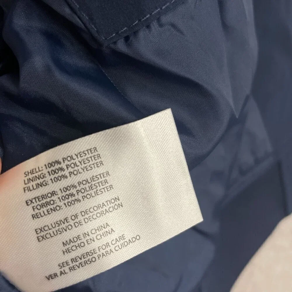 NWOT Banana Republic Men's Size S Navy Blue Polyester Bomber Jacket